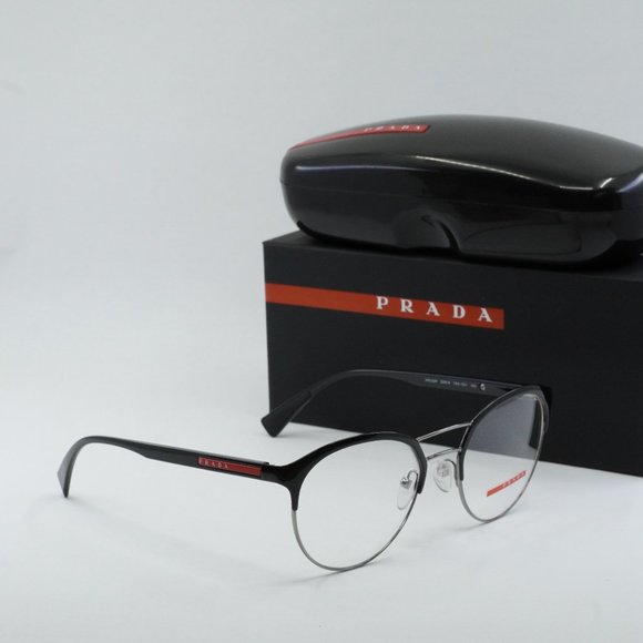 FINAL PRICE NEW PRADA SPORT PS52HV 7AX1O1 BLACK EYEGLASSES - Picture 7 of 9